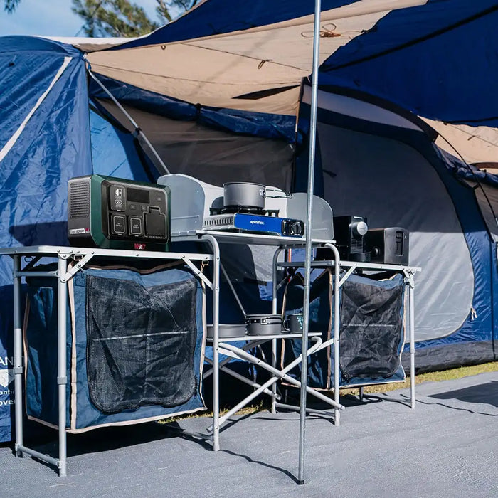 Welling & Crossley WC-BG600 0.60kW Portable Power Station with 512Wh LiFePO₄ Battery & Solar Input