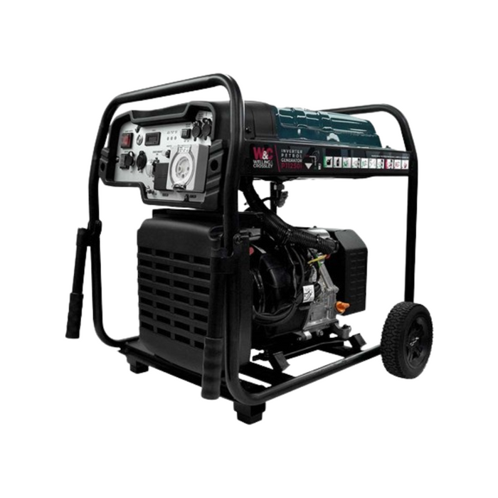 Welling & Crossley WC-P11250i 9.00kW Open FrameInverter Petrol Generator with Quiet Operation & Remote Start