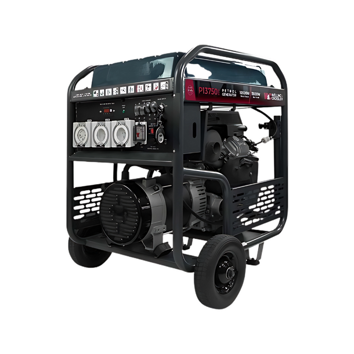 Welling & Crossley WC-P13750RCD 11.00kW Worksite-Compliant Petrol Generator with AVR, RCD & Remote Start