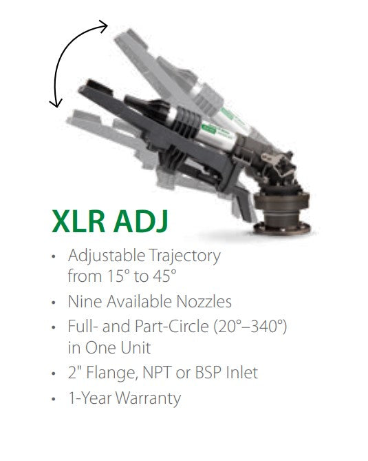 Rain Bird XLR 15-45° Adjustable Trajectory Big Gun Sprinklers