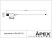 Apex Plastic Trough Valve Full Flow Size: 20mm (3/4") Plastic Trough Valve Full Flow