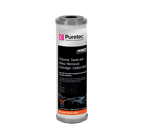 Puretec R0270 Reverse Osmosis Undersink Water Filter System Product Name: Carbon Block Replacement Cartridge (0.5 Micron)