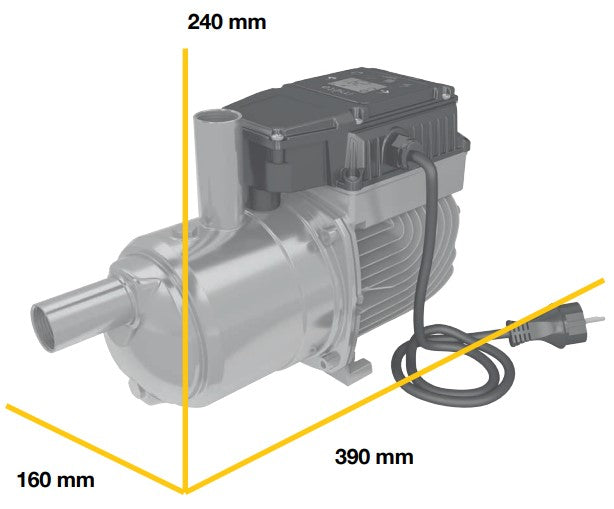 Calpeda Meta Small 0.65kW Variable Speed Pressure Boosting Pump (Max 80LPM/470kPa)