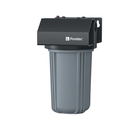 Puretec Ecotrol EM1 Series | High Flow Single Whole House Water Filter System Product Name: EM1-60 Heavy-Duty 10" High Flow Single Filtration System - 60Lpm 1" Connection