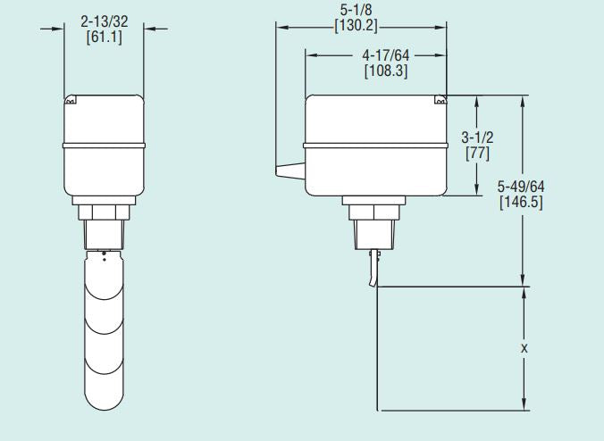 FS-2-BSPT 25mm Budget Field Adjustable Vane Flow Switch