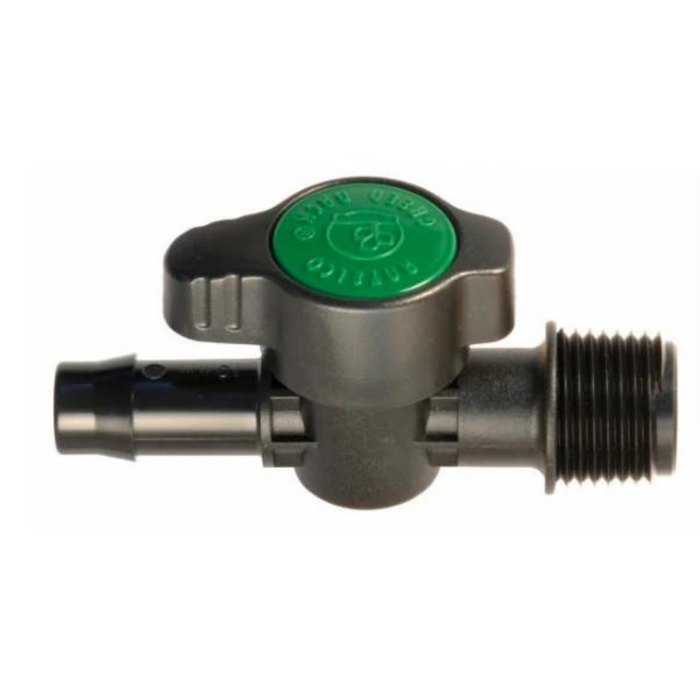 Antelco Green Back Valve for Poly Pipe (13-16mm) - BSP x Barbed