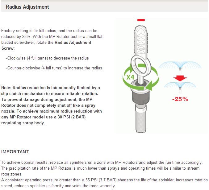 Hunter MP Rotator Adjustment Tool Title: Default Title
