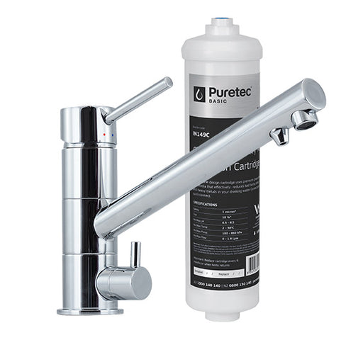 Puretec IL-TM Series | Inline Undersink Water Filter System with 3-Way Mixer Tap Product Name: IL-TM10 Inline Undersink Water Filter System with 3-Way Mixer Tap