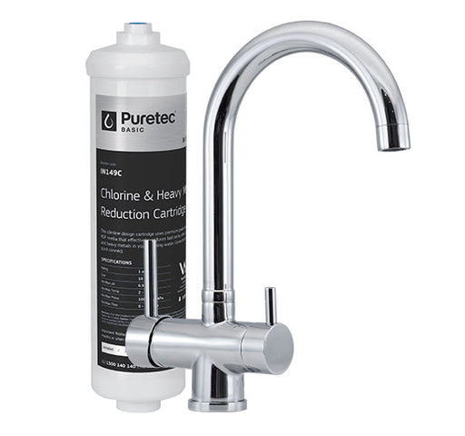 Puretec IL-TM Series | Inline Undersink Water Filter System with 3-Way Mixer Tap Product Name: IL-TM20 Inline Undersink Water Filter System with 3-Way Mixer Tap