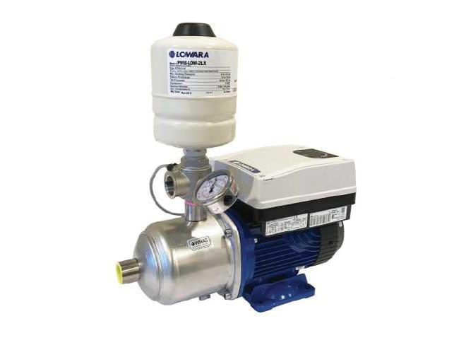 Lowara 3HME07S 0.75kW Variable Speed Smart Pressure Pump with 8L Pressure Tank (Max 85LPM/760kPa)