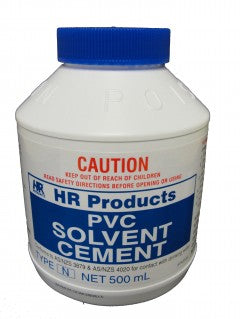 HR - Type N Solvent Cement - Manufactured to AS3879 Size: 125ml
