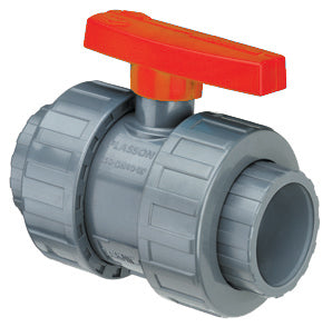 Plasson Ball Valves with Double Unions (15-100mm) - BSP Threaded