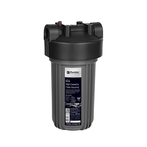 Puretec MP Series | Maxiplus High Capacity Filter Housing Product Name: 10" 1" Filter Housing with Grey Bowl (80Lpm)