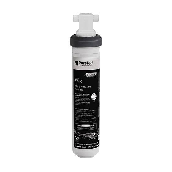 Puretec PureMix Z7 | High Flow Inline Undersink Water Filter for Harsh Water (1 micron) Product Name: Z7 Replacement Cartridge (1 Micron)
