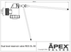 Apex Reservoir Float Valves with Dual Float Size: 50mm (2") Apex Reservoir Valves - Dual Level