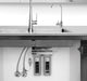 Puretec TW Series | Twin Undersink Water Filter System Product Name: Twin Undersink Filter System, Twin Undersink Filter system with Pressure Limiting Valve, Melt Blown / Dual Graded Sediment Cartridge (5 Micron), Extruded Carbon Cartridge (0.5 Micron) - Replacement Cartridge