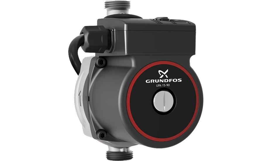 Grundfos UPA15-90N Stainless Steel Hot Water Pressure Booster Pump (Max 30LPM/90kPa)