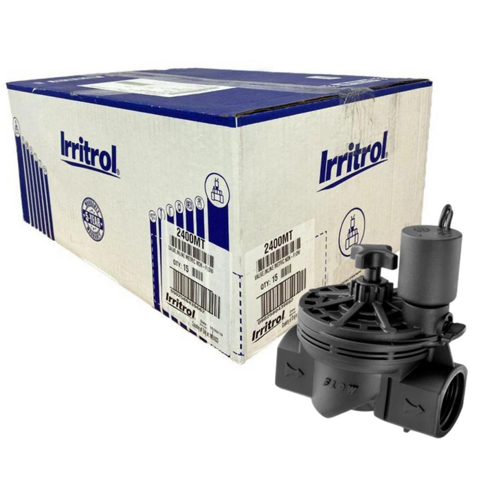 Irritrol Nyglass Watermarked 25mm Solenoid Master Valve with Flow Control Box of 20
