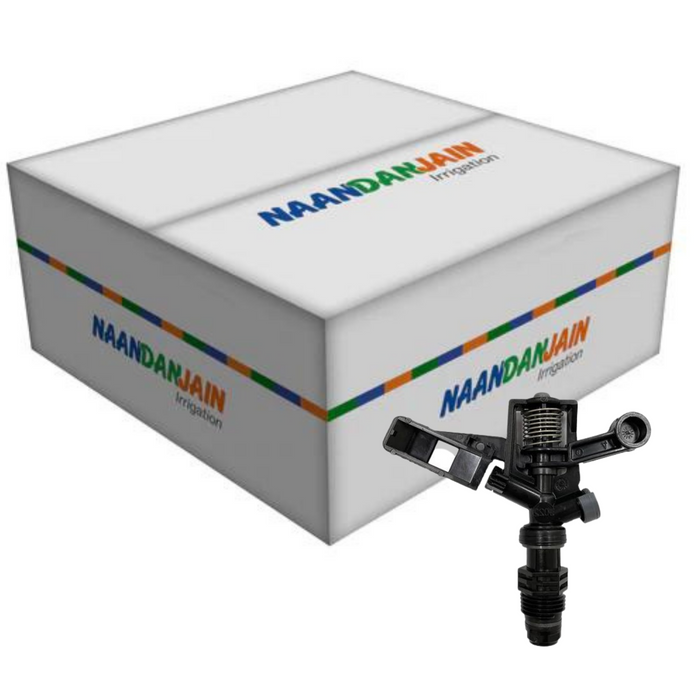 NaanDanJain 5022 Full Circle 15mm Male Plastic Impact Sprinklers Box of 100
