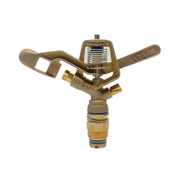 Vyrsa 35 Full Circle 20mm Male Brass Impact Sprinkler with Double 4.4mm/2.4mm Nozzle