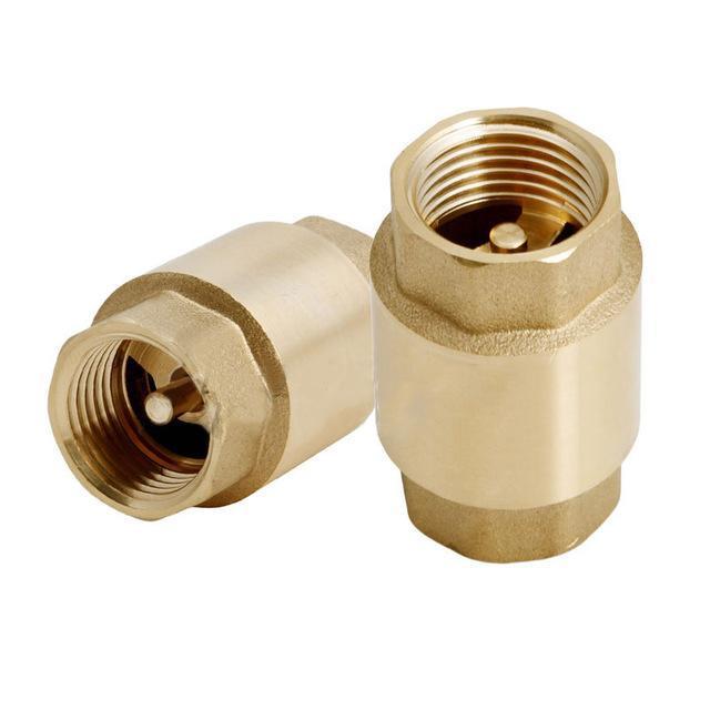 Brass In-Line Spring Check Valve Product Name: 10mm Brass In-Line Spring Check Valve, 15mm Brass In-Line Spring Check Valve, 20mm Brass In-Line Spring Check Valve, 25mm Brass In-Line Spring Check Valve, 32mm Brass In-Line Spring Check Valve, 40mm Brass In-Line Spring Check Valve, 50mm Brass In-Line Spring Check Valve, 80mm Brass In-Line Spring Check Valve, 100mm Brass In-Line Spring Check Valve