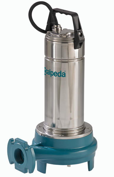 Calpeda GQN 50 Submersible Drainage Pump with Channel Impeller - Three Phase