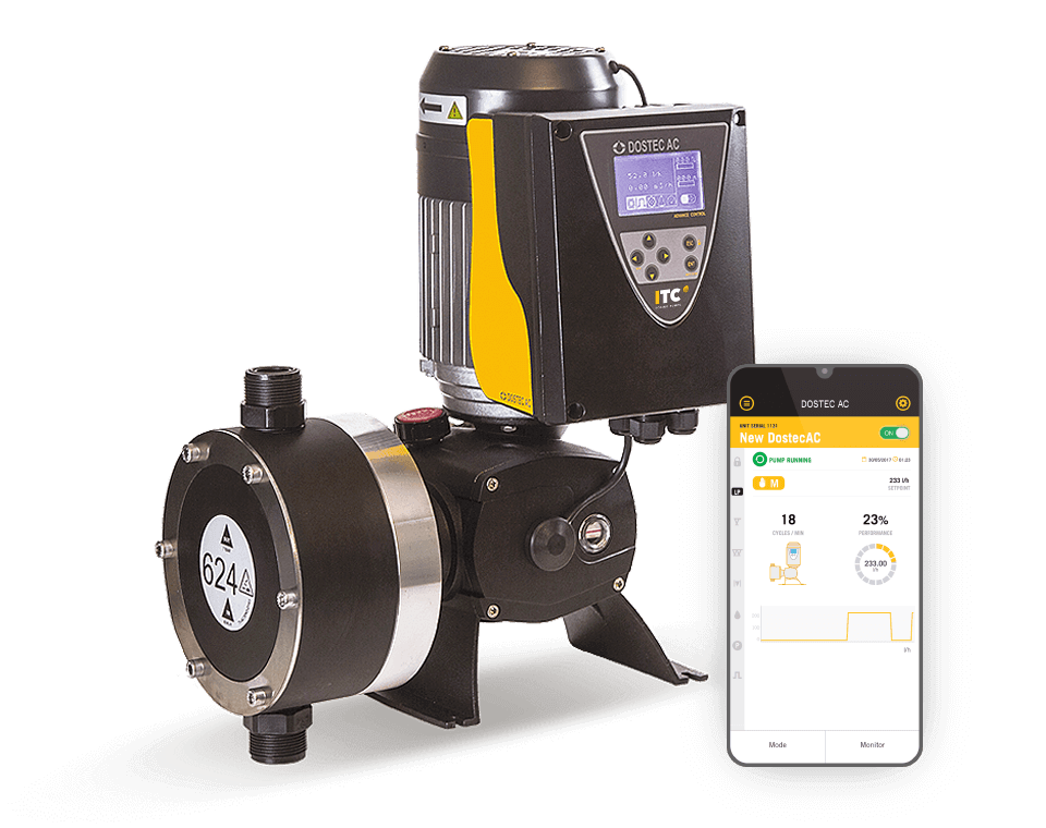 Dostec40 Dostec 40 AC Advanced Diaphragm Dosing Pump with Remote Monitoring ...