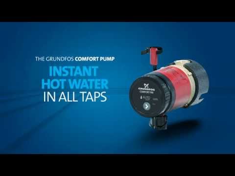 Pompe Grundfos Comfort UP15-14BA-PM - 1 X 230V - Raccordement 80 Mm - Idéale Pour Eau Chaude Sanitaire - 6