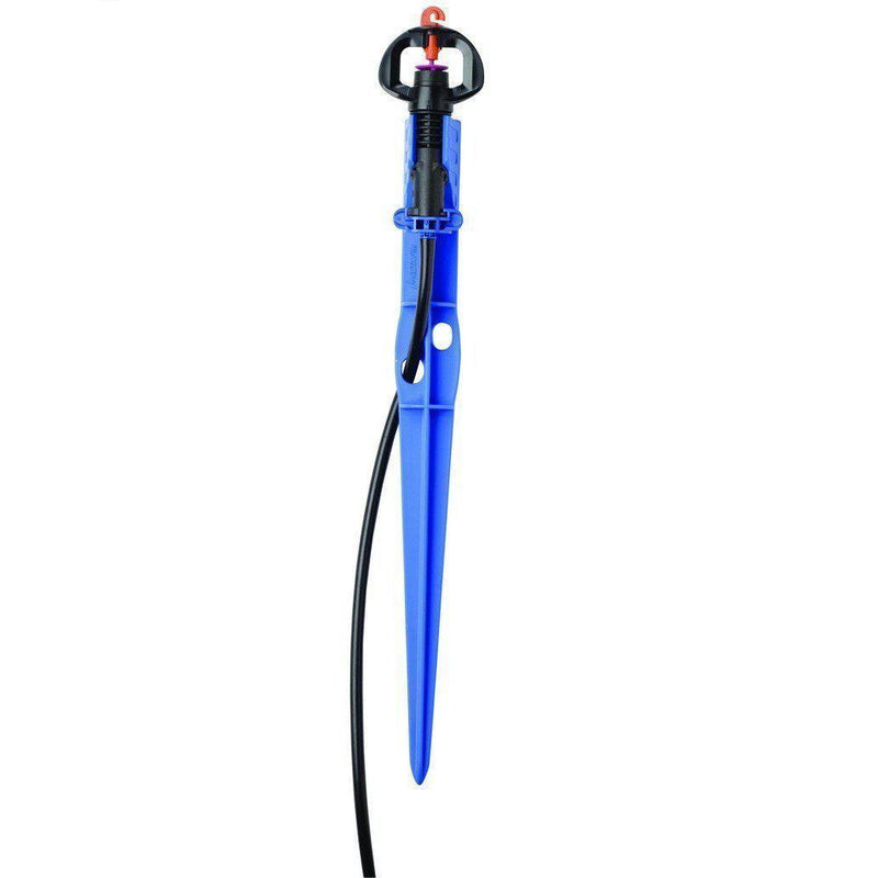 Netafim Supernet Sprinkler - Short Range Deflector Head, Stake and Tube Product Name: 20 L/H Blue Swivel with Deflector (SRD) with Stake and 60cm Tube, 30 L/H Blue Swivel with Deflector (SRD) with Stake and 60cm Tube, 35 L/H Blue Swivel with Deflector (SRD) with Stake and 60cm Tube, 40 L/H Blue Swivel with Deflector (SRD) with Stake and 60cm Tube, 50 L/H Blue Swivel with Deflector (SRD) with Stake and 60cm Tube, 58 L/H Blue Swivel with Deflector (SRD) with Stake and 60cm Tube, 70 L/H Blue Swivel with Deflec