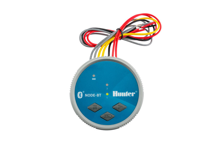 Hunter Node DC Battery Operated Bluetooth Controller Product Name: 2 Station Bluetooth DC Controller without DC Latching Coil