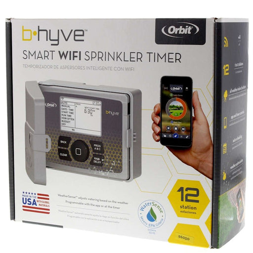 Orbit B-Hyve Smart WI-FI Irrigation Controller Product Name: 6 Station WIFI Controller indoor/outdoor with power cord, 12 Station WIFI Controller indoor/outdoor with power cord