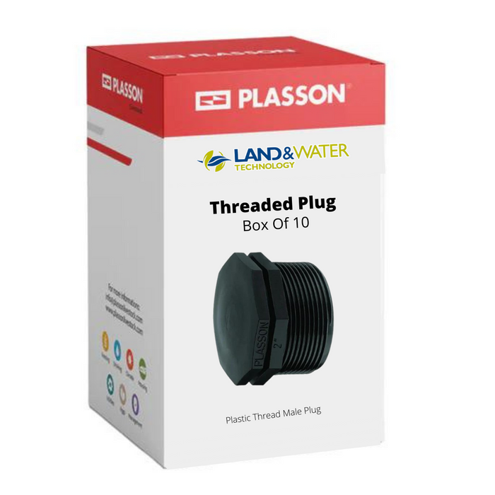 Plasson Threaded BSP Plugs - Box of 10