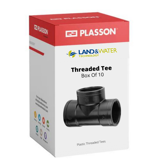 Plasson Threaded BSP Tee - Box of 10
