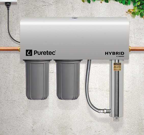 Puretec Hybrid G6 Dual Stage Ultraviolet 10" x 4.5" Water Filtration System (75 LPM)