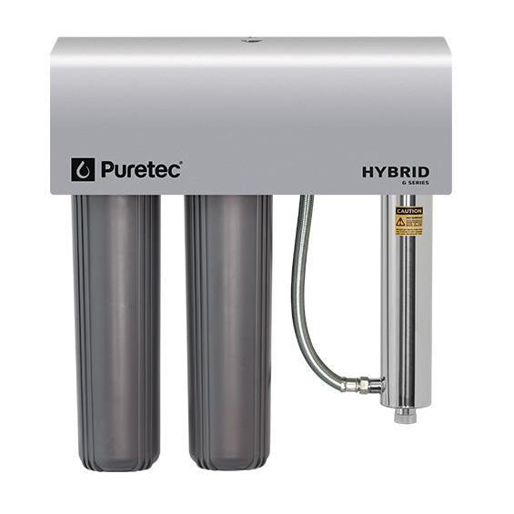 Puretec Hybrid G Series | Filtration & Ultraviolet All in One Unit Product Name: Hybrid G7 - Whole House UV Water Treatment System 20" 1" Connection Max Flow Rate 130Lpm