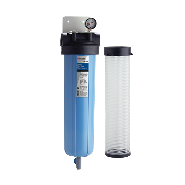Puretec MPB Series | Maxiplus Bag Filter Housings Product Name: 20" Bag Filter Housing 1 1/2 Connection Assembly (180Lpm)
