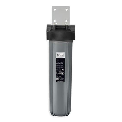 Puretec WH1 Series | Whole House Single Water Filter System Product Name: WH1-60 Heavy-Duty 20" High Flow Single Filtration System 60Lpm 1 1/2 Connection with Cartridge