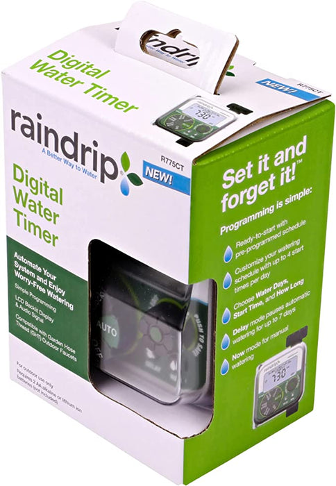 Raindrip Set 'n Flow Digital Tap Timer