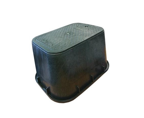 HR 1419-12VBKL Commercial Square Valve Box with Lockable Lid (305mm Wide x 435mm Long x 305mm Deep)