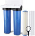 Twin Whole House Water Filter System Complete 20" x 4.5" (With Cartridges) Title: Default Title